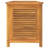 Water Resistant Teak Solid Wood Deck Box in Brown