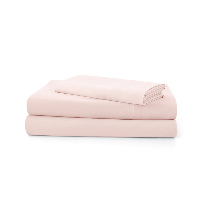 Ensemble d'édredon réversible en microfibre rose / bleu sarcelle 8 pièces Mazzi