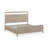 Honey Solid Wood Platform Bed-95846925