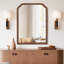 Solid Wood Wall Mirror for Bathroom or Bedroom-91833627-111134945