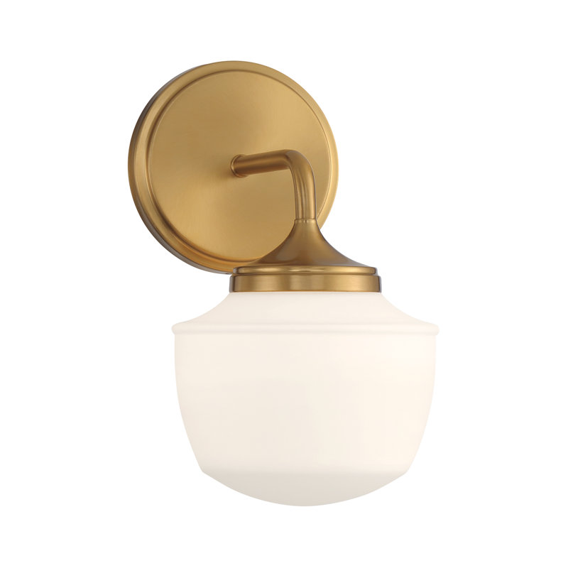 Ebern Designs Rethman - 1 Light Bath Vanity In Noble, Antique Brass