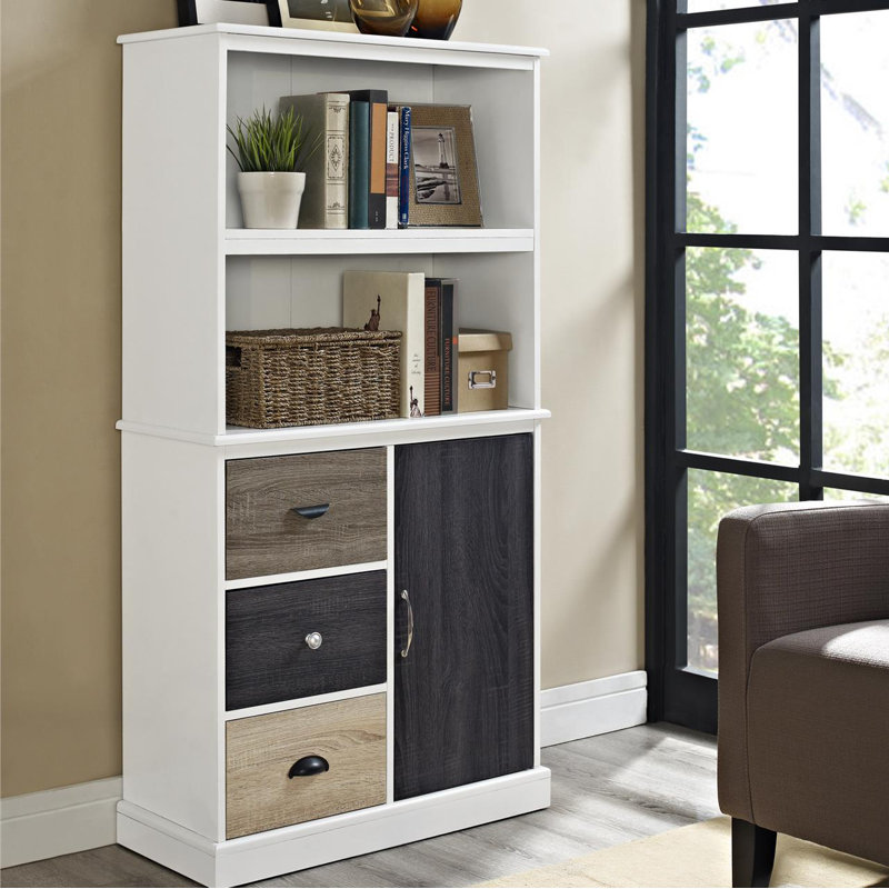 Sherlyn 145cm H x 76cm W Standard Bookcase