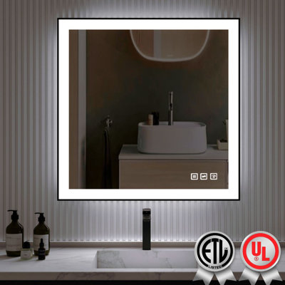 Miroir de salle de bain mural 36 po x H 36 po H