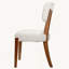 Ensemble de 2 chaises d'appoint modernes sans accoudoirs, modernes et beiges avec pieds en bois-1531050115-1531050113