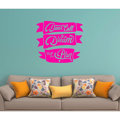 Text & Numbers Non-Wall Damaging Wall Decal