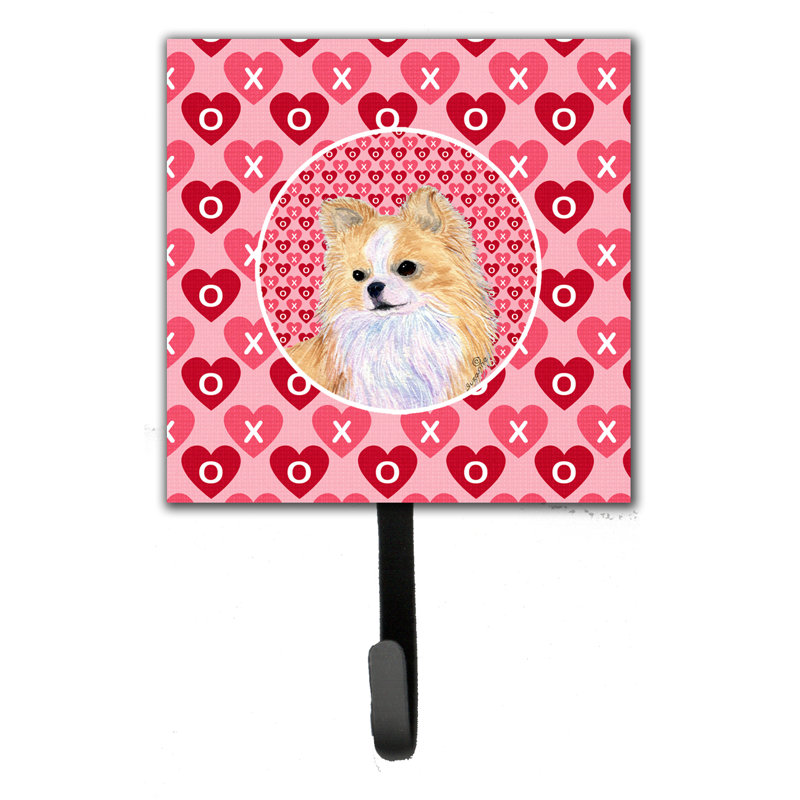 Porte-laisse chihuahua et crochet à clé