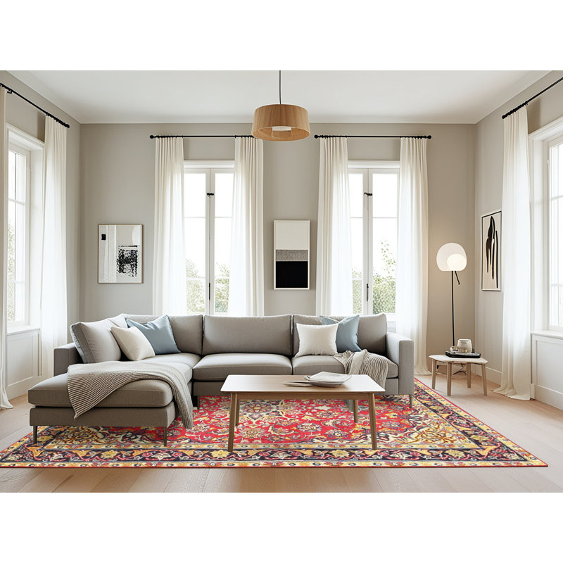 Ava-Mai Oriental Indoor Rug, Rectangle 8' x 12'
