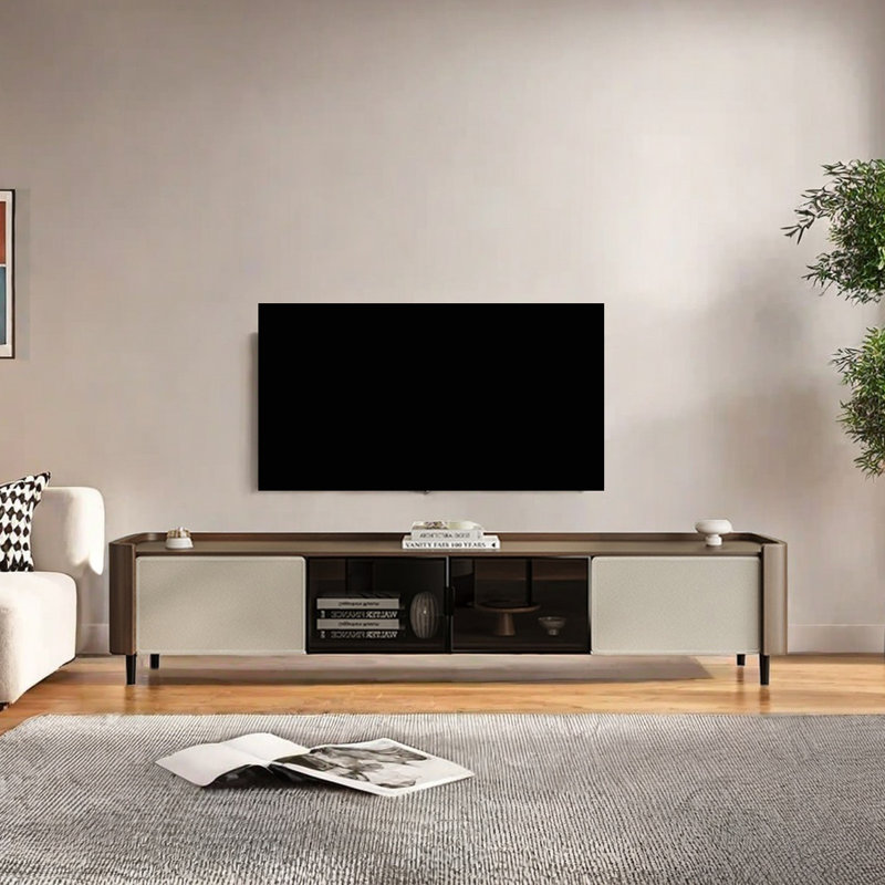 Meuble télé de haute qualité, 17.71" H x 78.74" L x 15.75" W