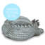 Sculpture jardin jardin de dragon gris