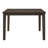 Classic Dark Espresso Finish Counter Height Table