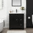 30" Black Bathroom Vanity with no sink