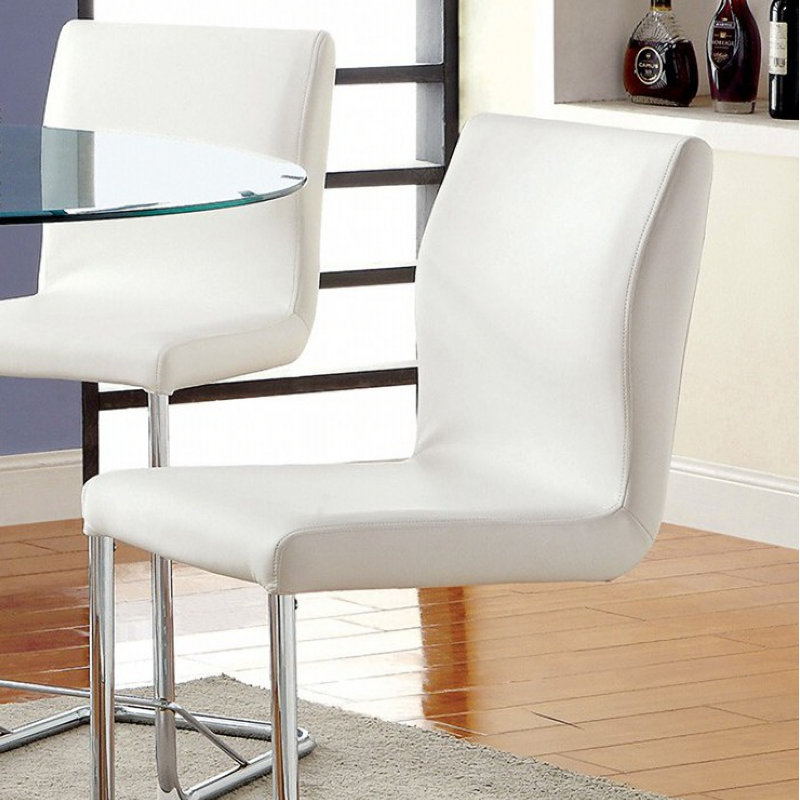 Tabouret de comptoir 24,25 po Amoros, Blanc