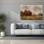Art mural épique «Fall Meadow» par Ashley Bradley