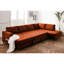 7 Seater Velvet Sofa Bed-70958669-70958673