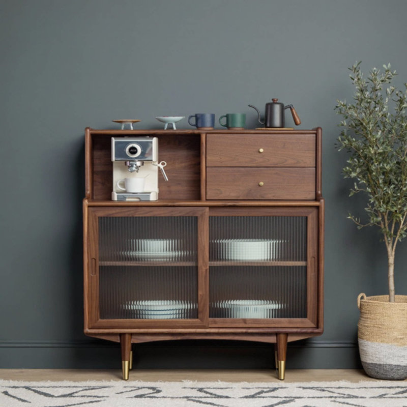 Armoire d'appoint en verre, H 47,24 po x l 39,37 po x P 15,75 po