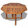 Balboa Teak Folding Dining Table
