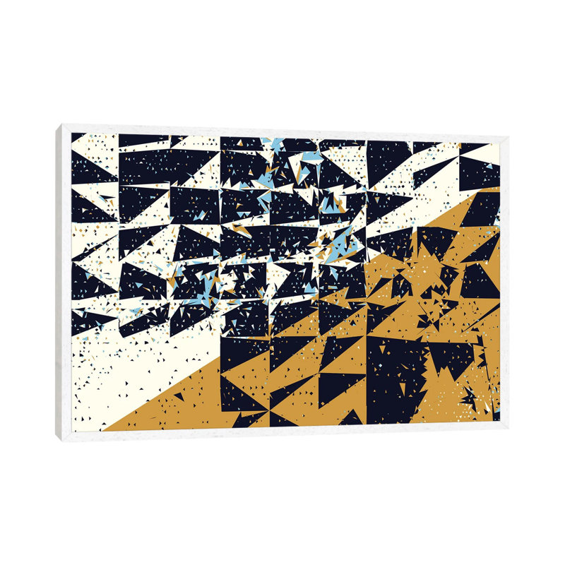 Modulation X 1 Piece Wall Art on Canvas, 101.6 cm H x 66.04 cm W, White Floater Frame