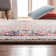Tapis à motif oriental orange Felty