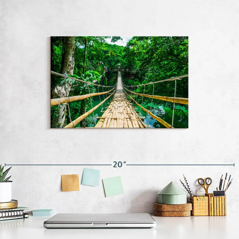 Lilie Bamboo Bridge, 8" H x 12" W