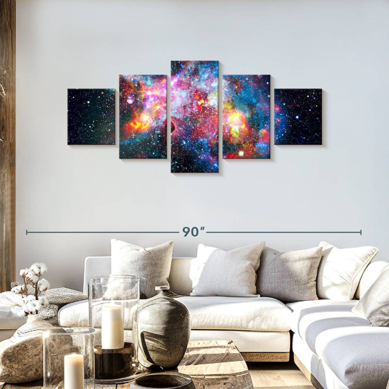Nebula Clouds, 30" H x 68" W