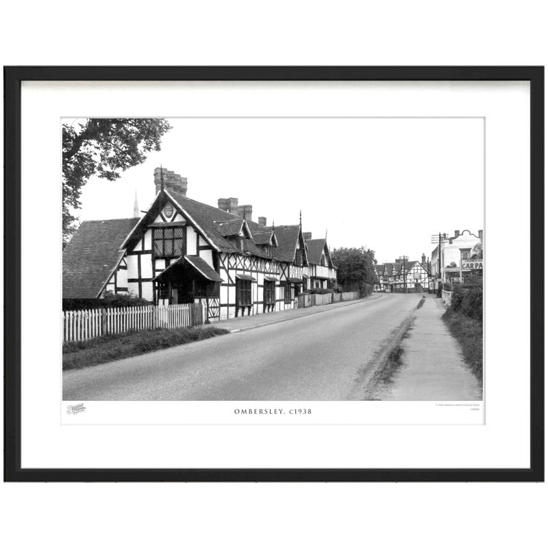 Ombersley, C1938 - Single Picture Frame Print, 40cm H x 50cm W x 2.3cm D