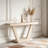 60 Inches Vintage Distressed Wood Console Table-205691495