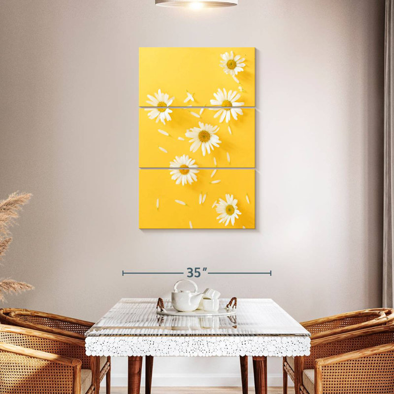 Harnek camomille sur jaune