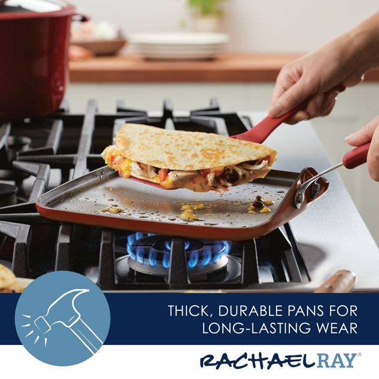 Rachael Ray 11 Cook + Create Aluminum Nonstick Square Stovetop Griddle Pan  - 14745