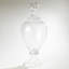 Spiraled Glass Lidded Jar