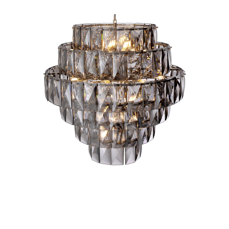 Amazone 26 - Light Chandelier, Smoke