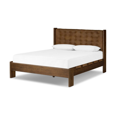 Halston Leather Bed