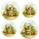 Set of 4 Reston Lloyd burner hotplates