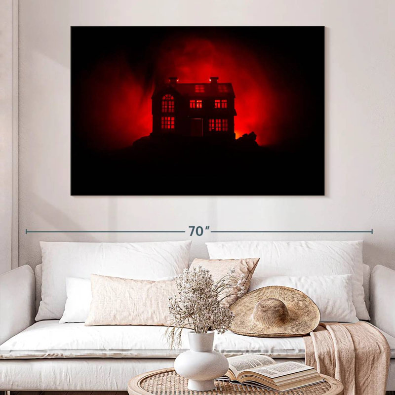 Hitzel Gothic Ghost House, 34" H x 51" W