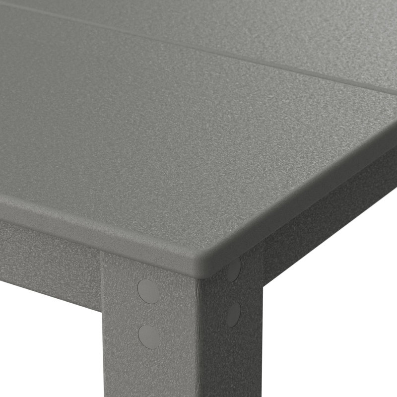 Studio Parsons 34" X 64" Dining Table, Slate Gray