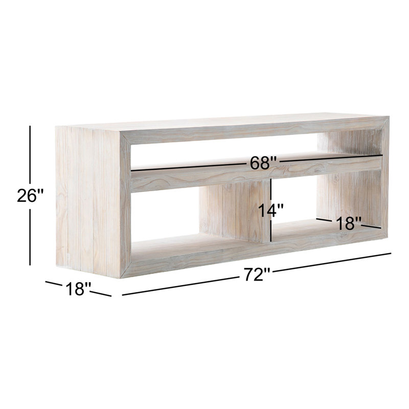 Console multimédia Wiss 72 po, Beige