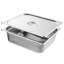VEVOR 1/2 Size Anti-Jam Steam Pan with Lid 4-Inch Deep Table Pan
