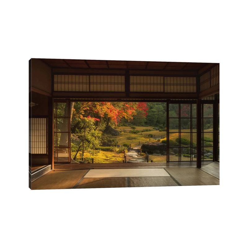 Autumn In Japan XIX by Daniel Kordan - Print on Canvas, Wrapped Canvas, 20.32 cm H x 30.48 cm W