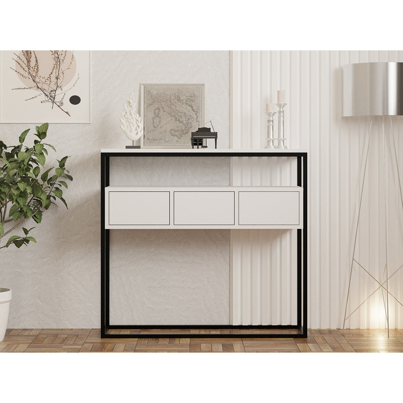Hastings 90cm Console Table, White