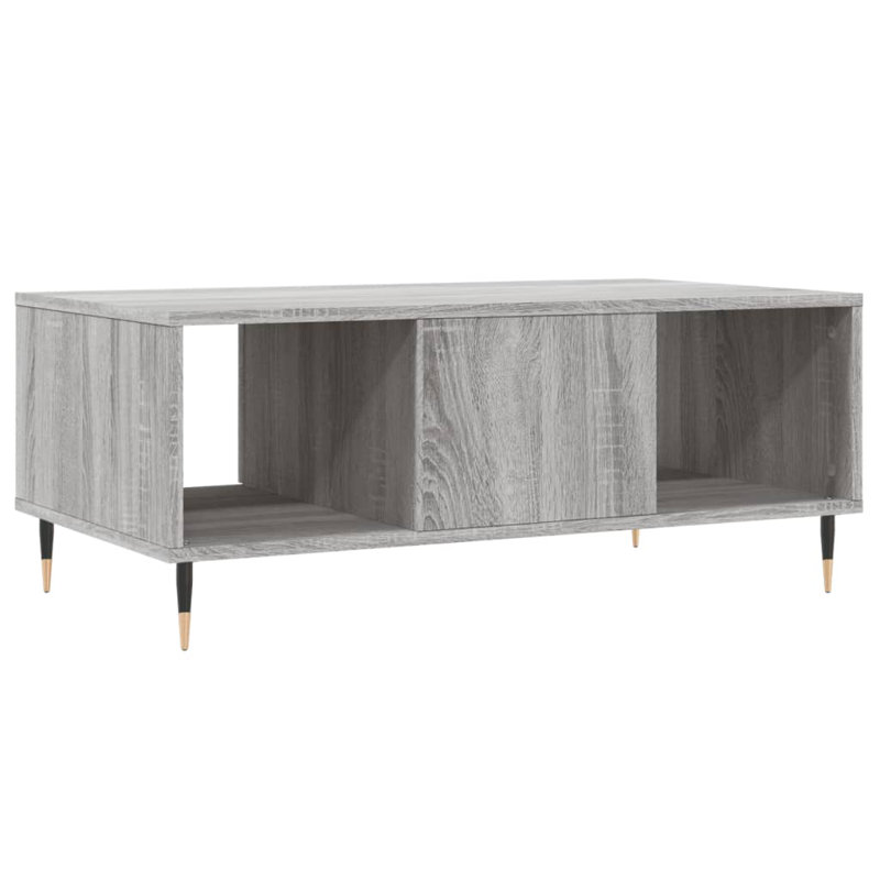 Ceda Coffee Table with Storage, Grey Sonoma