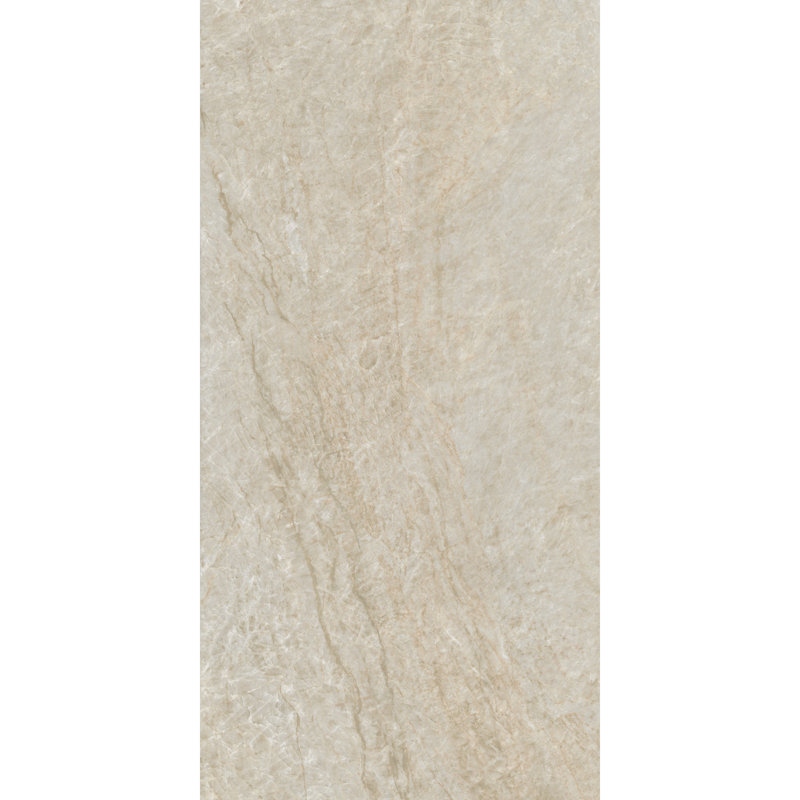 Societal 24" X 48" Porcelain Stone Look Tile, Ivory Solstice