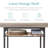 Ankie 3-Piece Modern Dining Set, Square Table & Chairs Set w/ Steel Frame, Built-In Storage Rack-81125167