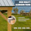 Pavillon de jardin en aluminium l 12 pi x P 14 pi