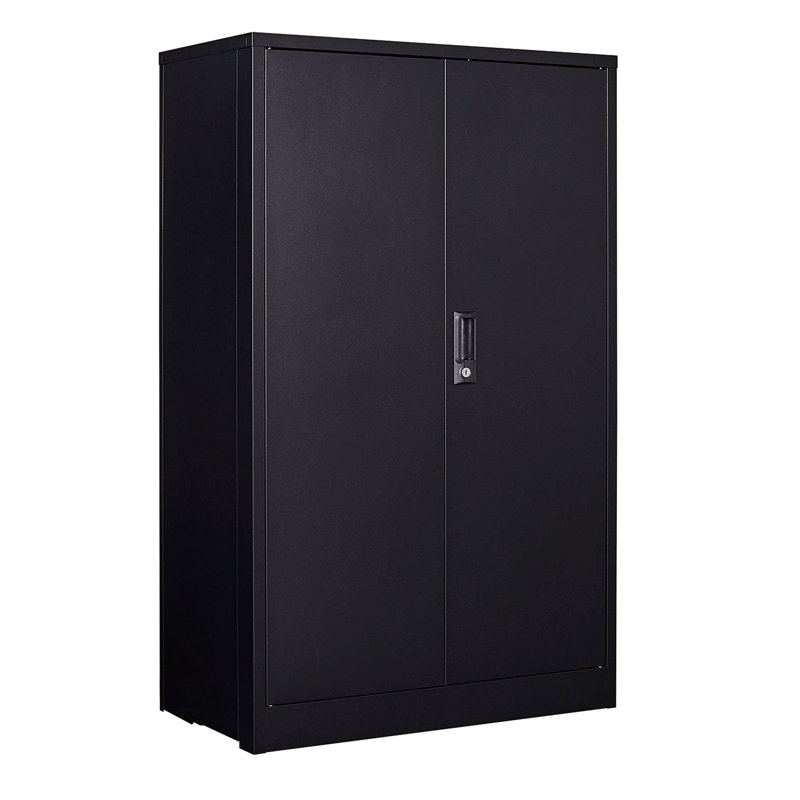 Bergwall Steel 2 - Door Accent Cabinet, Black