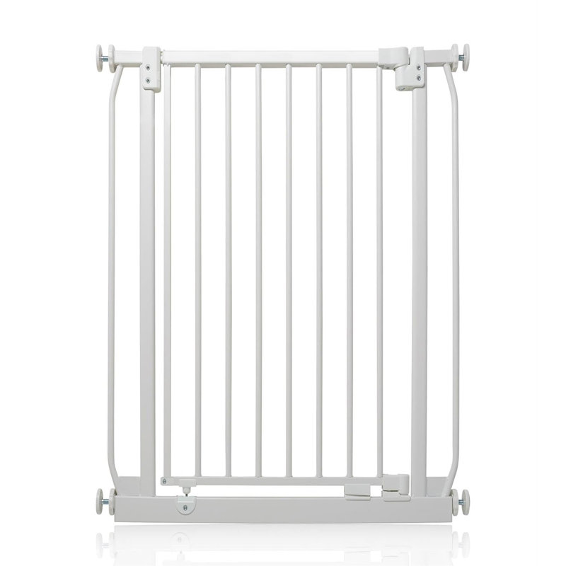 Elite Pressure Safety Gate, Matt White, 105cm H x 80cm W x 2.3cm D