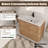Addisin 40'' Free-standing Single Bathroom Vanity Set with Ceramic Vanity Top-163572010-153841826