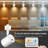 5-Colour Dimmable LED Track Lighting Heads Compatible with Single Circuit J Type Rail(Set of 6)-102487126