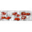 Abstrait coquelicots - imprimé floral encadré mat pour la décoration intérieure