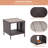 Castlegar 5 - Person Patio Conversation Set with Cushions-94988977-94988976