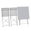 Westcliff Folding Thermo- Lacquered Steel Bistro Table-37214393