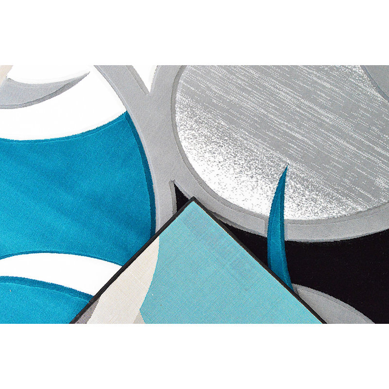 Mccampbell Performance Abstract Indoor Rug, Rectangle 2'7'' x 4'